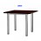 長方型烤黑腳會議桌(180cm/210cm/240cm)