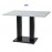 塑鋼防水桌面長方形餐桌(腳加重型/105x60/120x60)